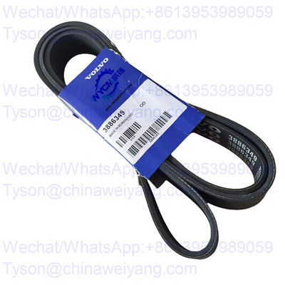 Volvo 3886349 drive belt for pulley 227mm for B7R