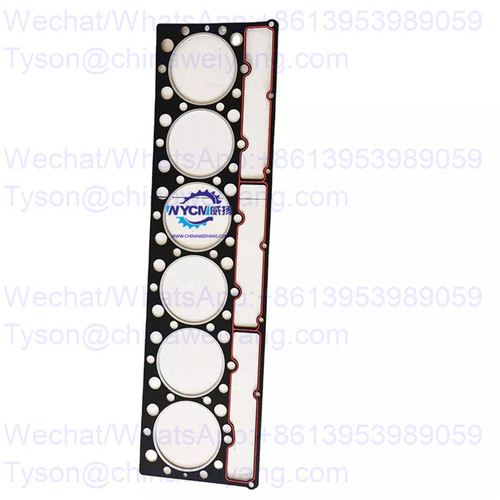 Shanghai cylinder head gasket C04AL-7E6167+A for C6121 engine