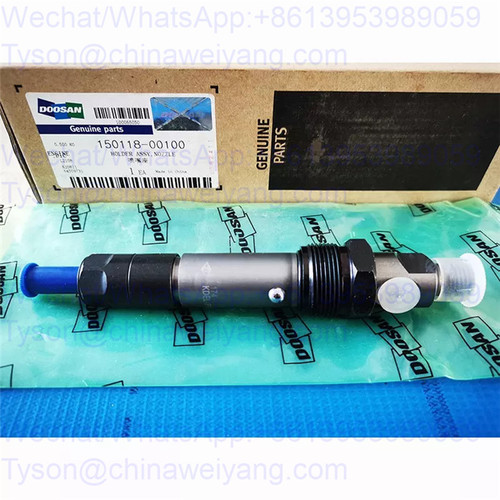 Doosan D1146 DE08TIA engine injector 150118-00100 for DX225 excavator
