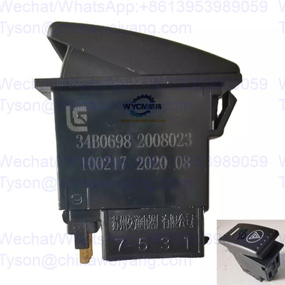 Liugong 34B0698 Hazard flasher switch for wheel loader