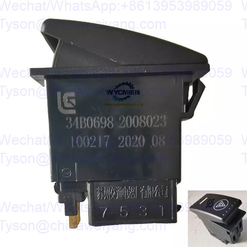 Liugong 34B0698 Hazard flasher switch for wheel loader